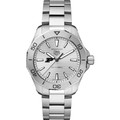 Purdue Men's TAG Heuer Steel Aquaracer with Silver Dial - Image 2