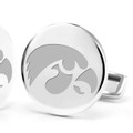 University of Iowa Cufflinks in Sterling Silver - Image 2