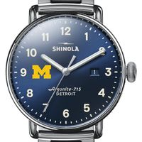 Michigan Shinola Watch, The Canfield 43mm Blue Dial