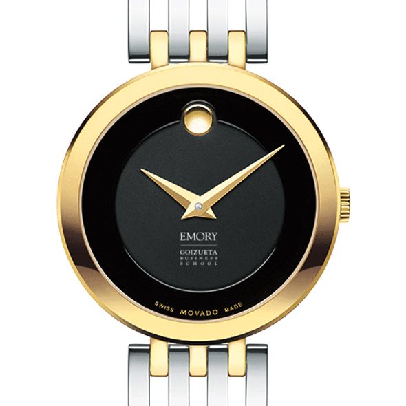Emory Goizueta Women's Movado Esparanza Two-Tone Museum with Bracelet