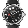 Rutgers Shinola Watch, The Runwell 47mm Black Dial - Image 1