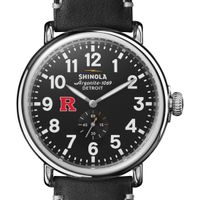 Rutgers Shinola Watch, The Runwell 47mm Black Dial