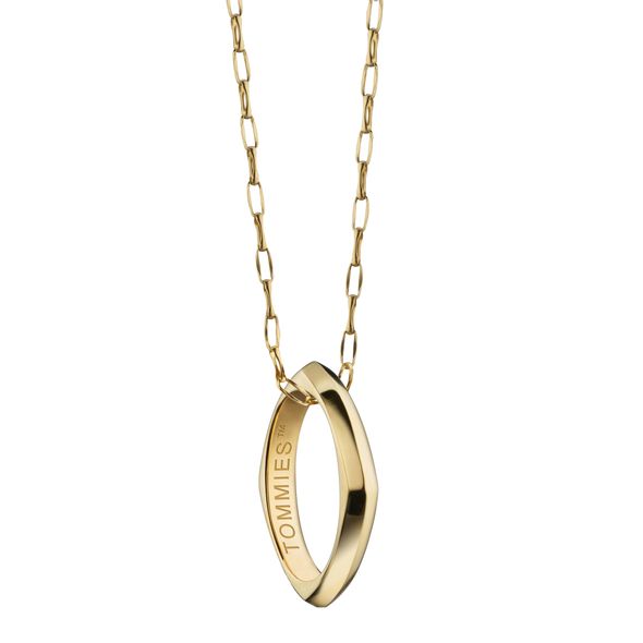St. Thomas Monica Rich Kosann Poesy Ring Necklace in Gold - Image 1