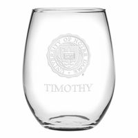 Notre Dame Stemless Wine Glasses Made in the USA - Set of 2