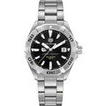 click to view Gonzaga Men's TAG Heuer Steel Aquaracer with Black Dial - Image 2