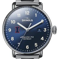 Illinois Shinola Watch, The Canfield 43mm Blue Dial