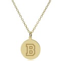 Bucknell 14K Gold Pendant & Chain - Image 2