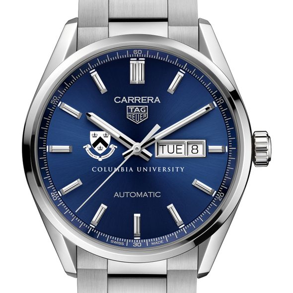 Columbia Men's TAG Heuer Carrera with Blue Dial & Day-Date Window - Image 1