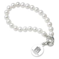 Marquette Pearl Bracelet with Sterling Silver Charm