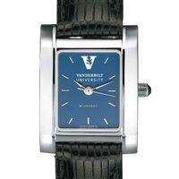 Vanderbilt Women's Blue Quad Watch with Leather Strap