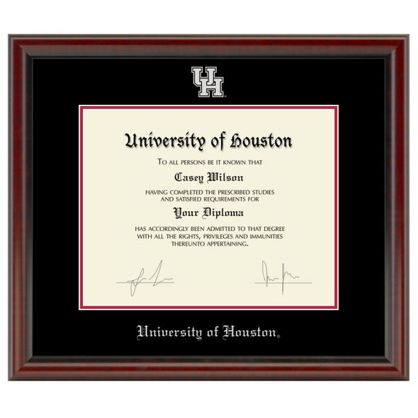 Houston Diploma Frame, the Fidelitas - Image 1