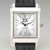 Sigma Chi Men's Collegiate Watch with Leather Strap
