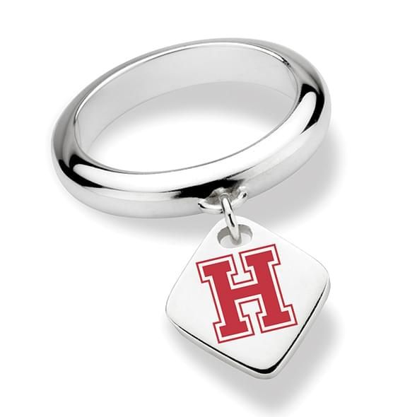 Harvard University Sterling Silver Ring with Sterling Tag