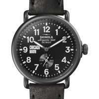 Chicago Booth Shinola Watch, The Runwell 41mm Black Dial