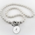 Citadel Pearl Necklace with Sterling Silver Charm - Image 1