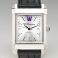 Williams College Men's Collegiate Watch with Leather Strap - Image 1