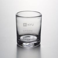NYU Stern Double Old Fashioned Glass by Simon Pearce