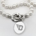 Dayton Pearl Necklace with Sterling Silver Charm - Image 2