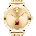 Miami University Women's Movado Bold Gold with Mesh Bracelet - Image 1