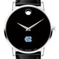 UNC Men's Movado Museum with Leather Strap - Image 1