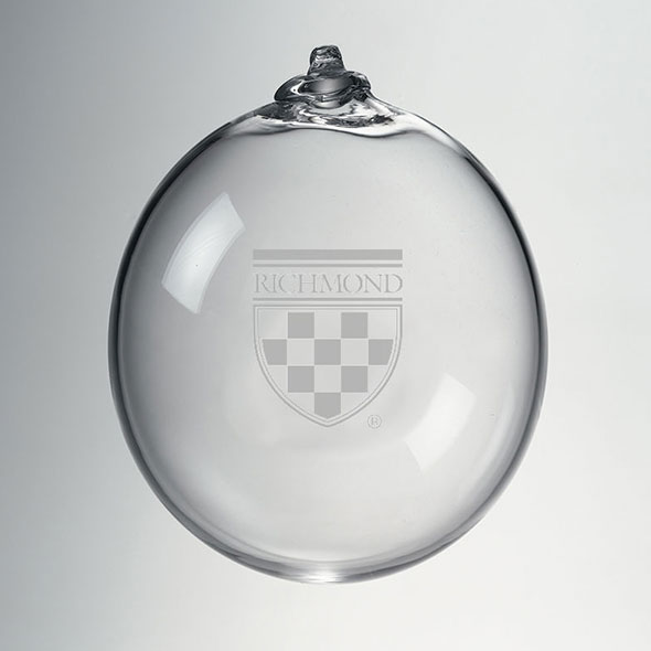 University of Richmond Glass Ornament by Simon Pearce