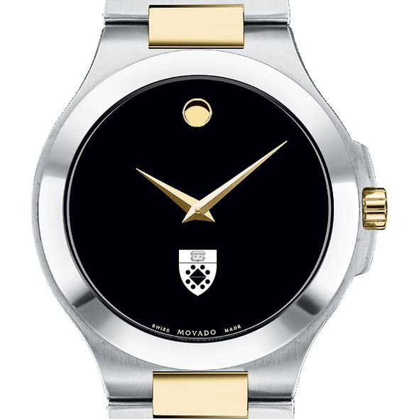 Yale SOM Men's Movado Collection Two-Tone Watch with Black Dial - Image 1
