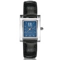 Women's Blue Quad Watch with Leather Strap - Image 1