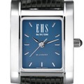 Women's Blue Quad Watch with Leather Strap - Image 2