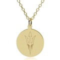 Arizona State 18K Gold Pendant & Chain - Image 1