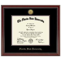 FSU Diploma Frame - Gold Medallion