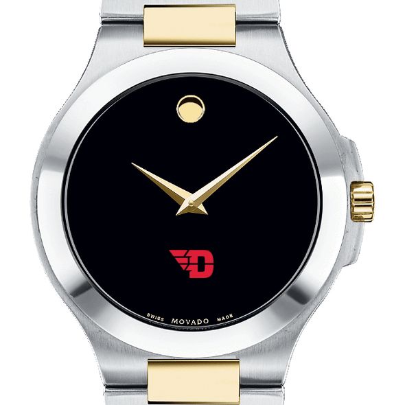 Dayton Men's Movado Collection Two-Tone Watch with Black Dial - Image 1
