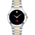 Dayton Men's Movado Collection Two-Tone Watch with Black Dial - Image 2