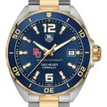 click to view BU Men's TAG Heuer Two-Tone Formula 1 with Blue Dial & Bezel - Image 1