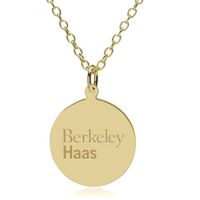 Berkeley Haas 18K Gold Pendant & Chain