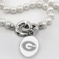 UGA Pearl Necklace with Sterling Silver Charm - Image 2