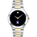 Northwestern Men's Movado Collection Two-Tone Watch with Black Dial - Image 2