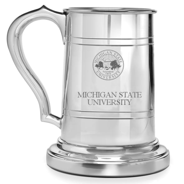 Michigan State Pewter Stein