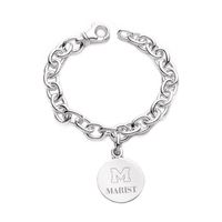 Marist Sterling Silver Charm Bracelet