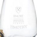 Emory Goizueta Stemless Wine Glasses - Set of 4 - Image 3
