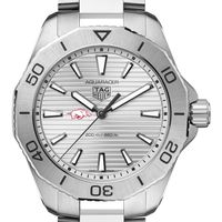 Arkansas Men's TAG Heuer Steel Aquaracer with Silver Dial