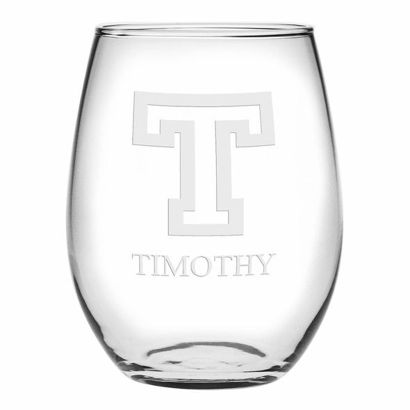 Trinity Stemless Wine Glasses Made in the USA - Set of 4 - Image 1