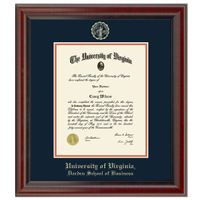 UVA Darden Diploma Frame, the Fidelitas