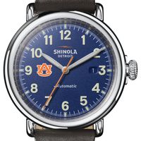 Auburn Shinola Watch, The Runwell Automatic 45mm Royal Blue Dial