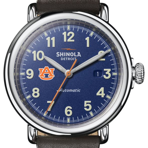Auburn Shinola Watch, The Runwell Automatic 45mm Royal Blue Dial - Image 1