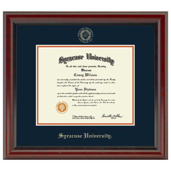 Syracuse Diploma Frame, the Fidelitas - Image 1