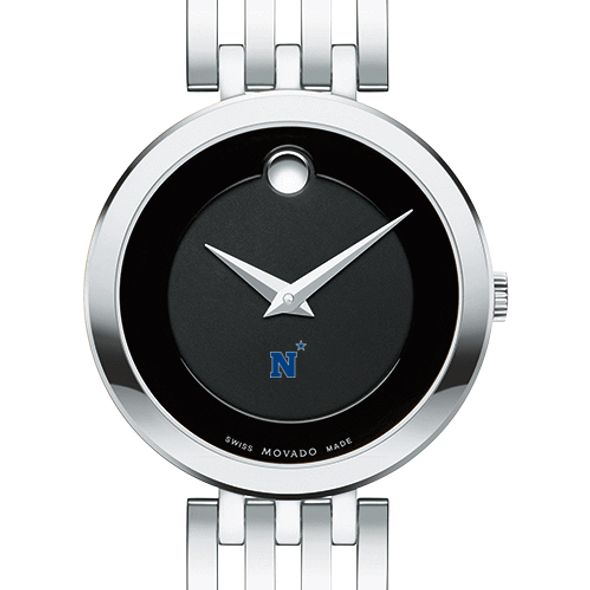 US Naval Academy Women's Movado Esparanza Stainless Steel Museum with Bracelet