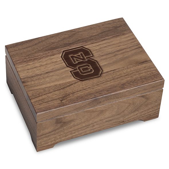North Carolina State Solid Walnut Desk Box - Image 1