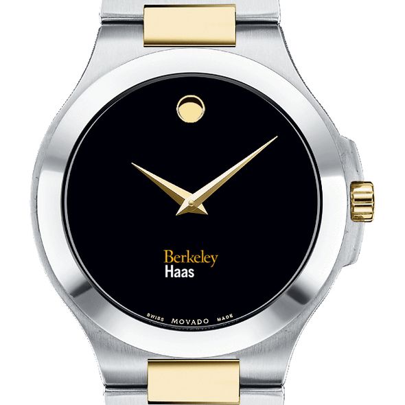Berkeley Haas Men's Movado Collection Two-Tone Watch with Black Dial - Image 1