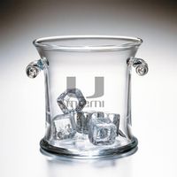University of Miami Glass Ice Bucket by Simon Pearce