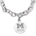 Michigan Ross Sterling Silver Charm Bracelet - Image 2